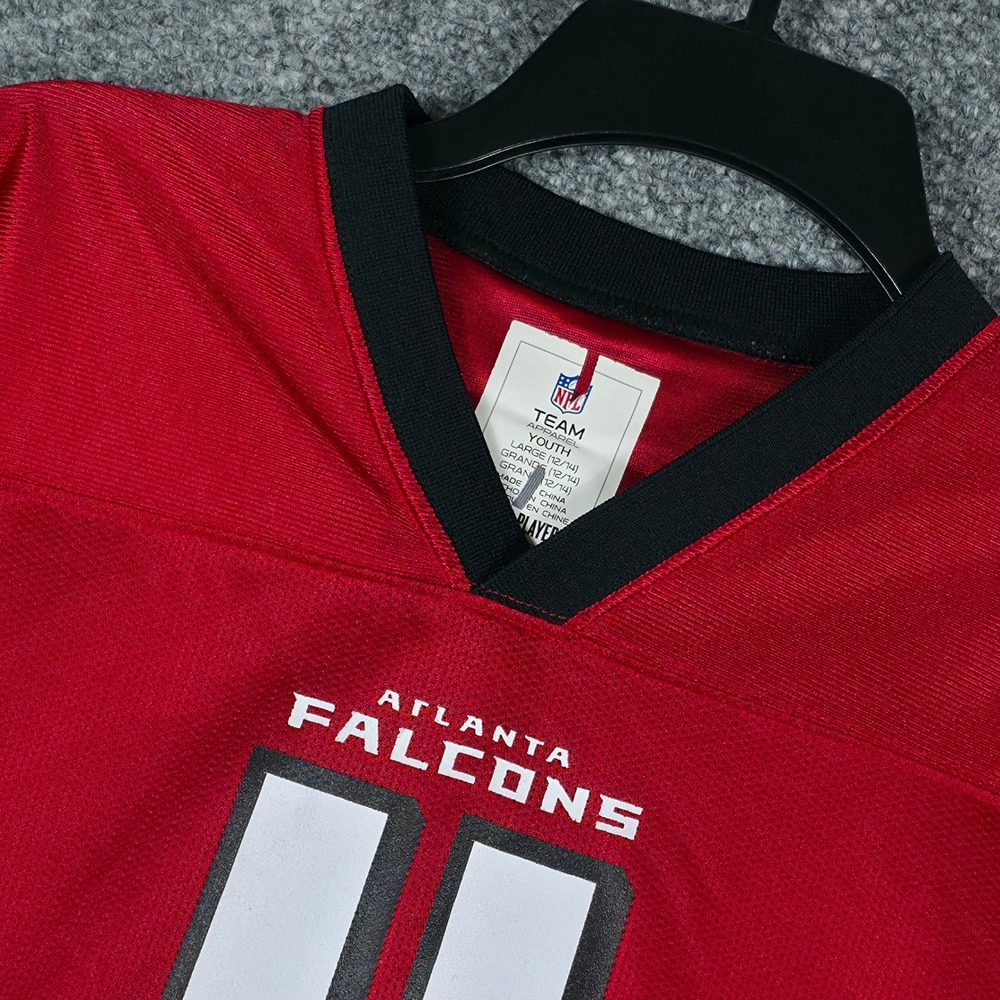 NFL Team Apparel Atlanta‎ Falcons Julio Jones 11 Youth Jersey Red Large 12/14